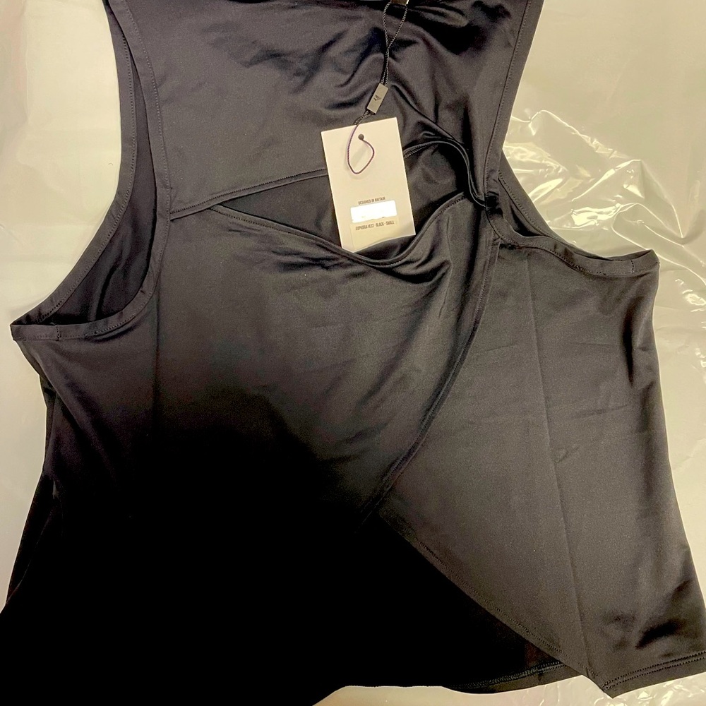 Brand new black workout tank